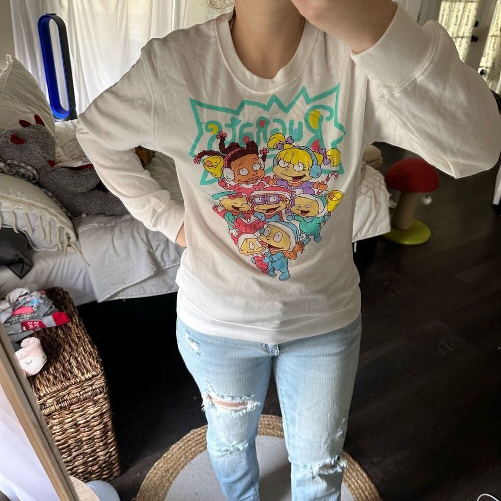 Nickelodeon Rugrats Women’s Small Winter Pullover Sweatshirt NWT
